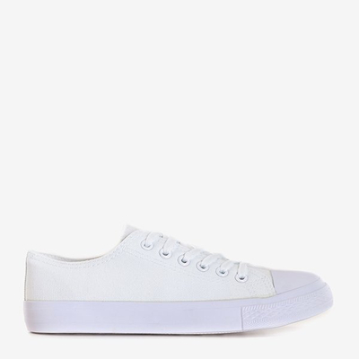 Női fehér fűzős cipők Drive - Cipők