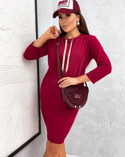 Royalfashion Női Pamut Anyagú Mini Ruha