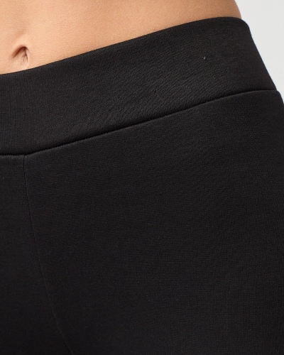Fekete, szigetelt női leggings- Ruházat