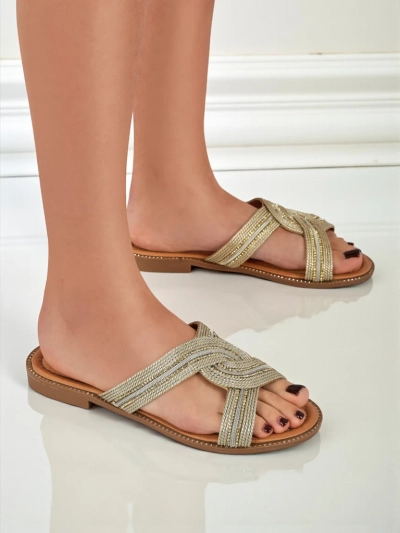Royalfashion Női fonott papucs Woven Breeze