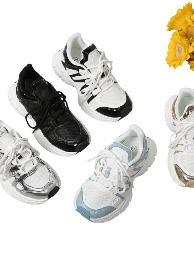 Royalfashion Női sportos sneakers vastag talpon Loness
