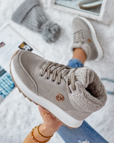 Royalfashion női Frozit műszőrme melegített tornacipő