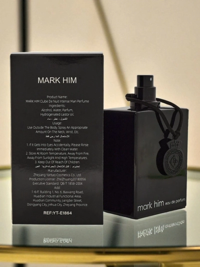 Mark Him Black ihlette férfi Eau de Parfum