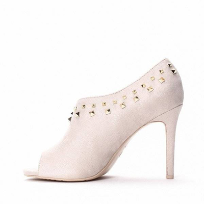 OUTLET bézs színű kivágott szivattyúk - Lábbeli