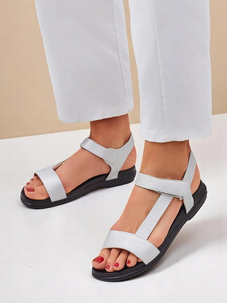 Királyi divat női lapos talpú szandálok Lillia