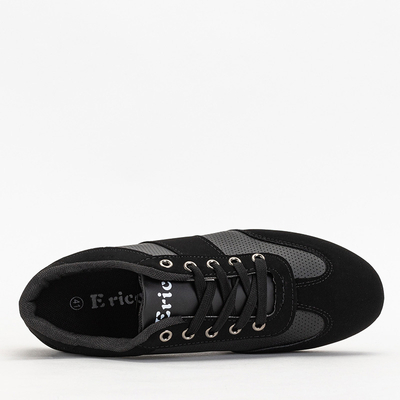 Fekete férfi sportcipő Trizu típusú tornacipő - Lábbeli