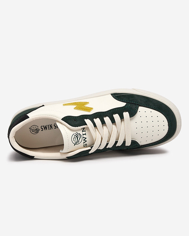 OUTLET Női fehér-zöld sportcipő Rozzuci- Footwear