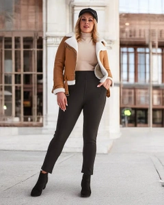 Royalfashion Női szigetelt treggings nadrág PLUS SIZE