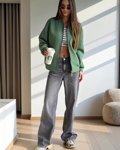 Royalfashion Cipzáras bomber dzseki