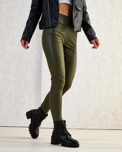 Royalfashion Női ökobőr leggings