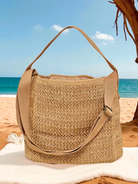 Royalfashion Nagyméretű női szalmatáska Nysa Ariadne