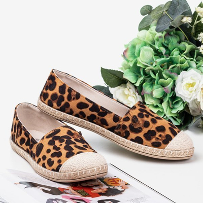 OUTLET Leopárd mintás női espadrillák Mirisa Fulton - Cipők