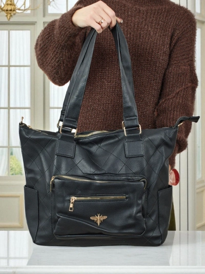 Marvaya női shopper táska, öko bőr, steppelt