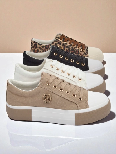 Fekete női Aurelio Canvas sportcipő