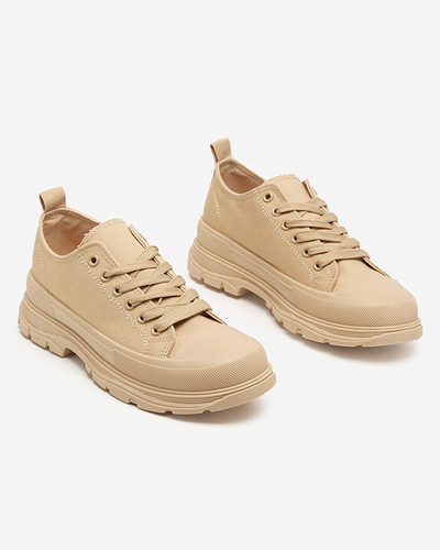 Világosbarna Ohema női sportcipő - Lábbeli