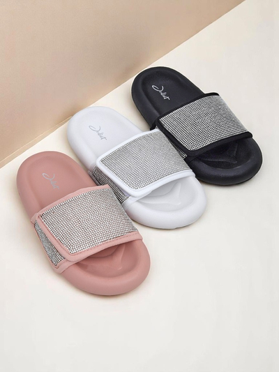 Royalfashion Női lapos talpú papucs Sparkle Step