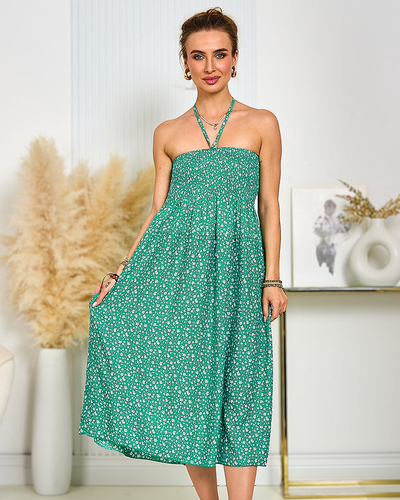 Royalfashion Női virágos midi ruha