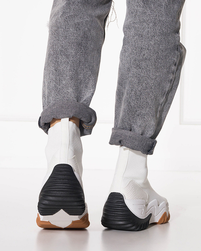 Fehér Női Tenera Platform magas tornacipő - Lábbeli