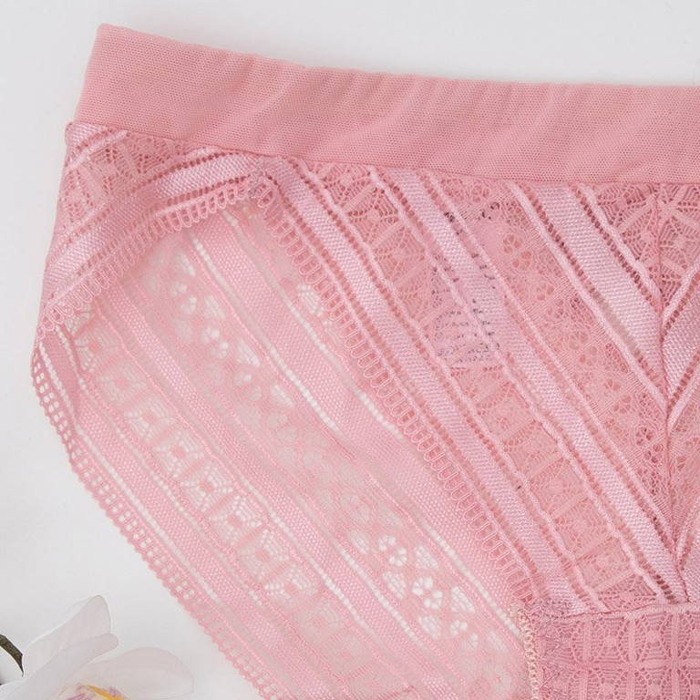 Női rózsaszín csipkebugyi - Fehérnemű