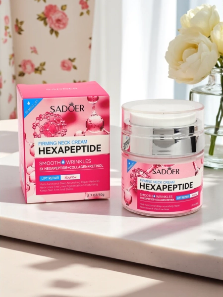 Sadoer Neptunia Hexapeptide Collagen Retinol Lifting Nyakkrém 50ml