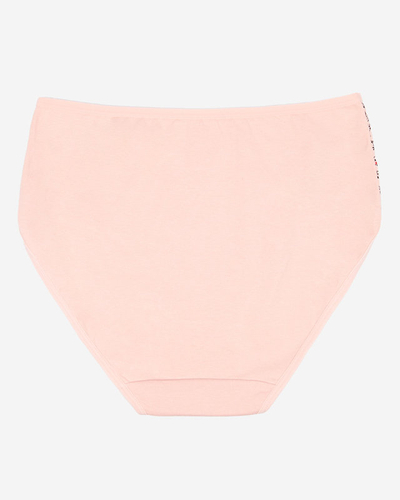 Rózsaszín bugyi nyomtatással. PLUSZ MÉRET- Fehérnemű