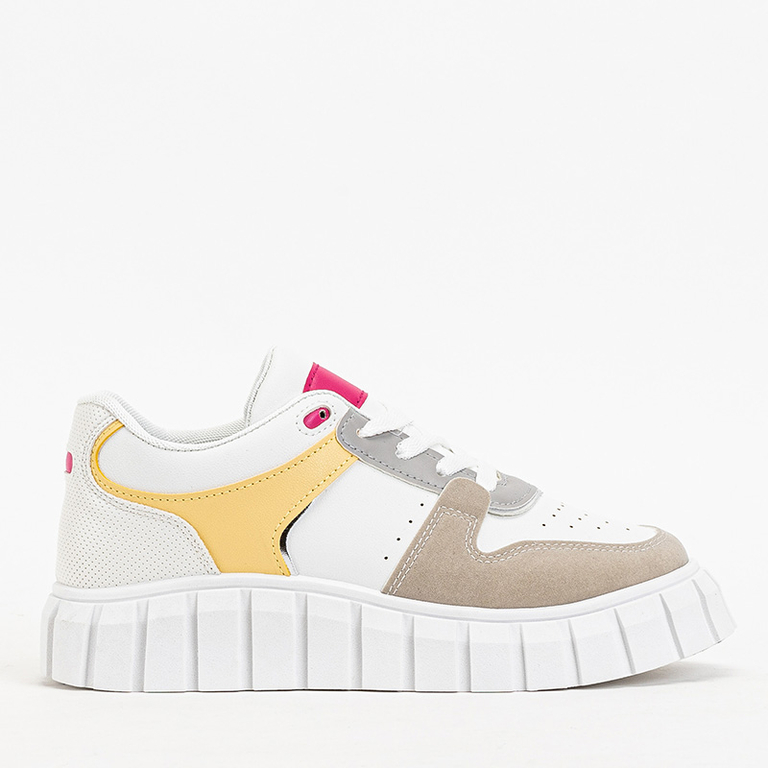 Nortelo bézs és fehér női sportcipő - Lábbeli