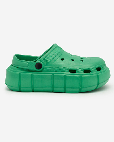 Royalfashion Sötétzöld női gumi flip-flop Kooranza