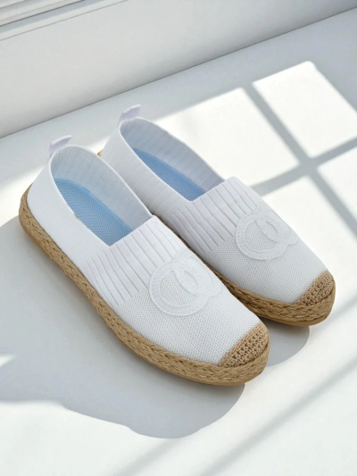 Calista Biancha női espadrilles – fehér, lapos, öko velúrból, olasz stílus