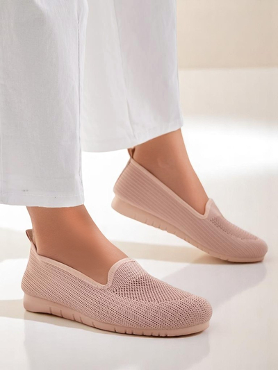 Royalfashion Női Szövet Mokaszin Caerit