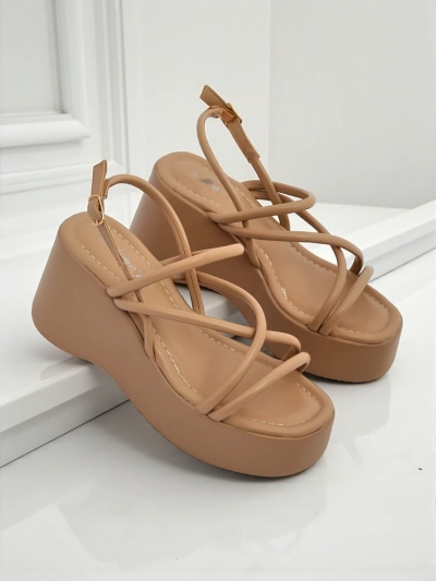 Royalfashion Női éktalpas szandál Skyline Straps