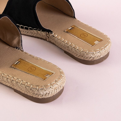 Fekete női Lamiya papucs - Lábbeli