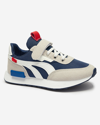 Gyermek sportcipő tengerészkék-szürke színben Kaxo- Footwear