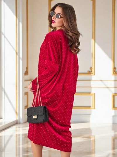 Royalfashion Női ruha ráncolással