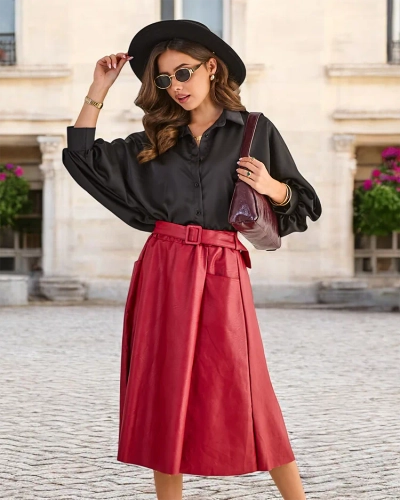 Royalfashion Női Midi Szoknya NAGY MÉRET