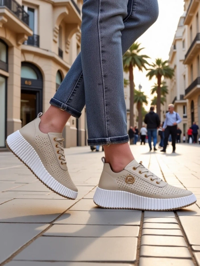 Royalfashion Női sportos fűzős sneaker Jovenes