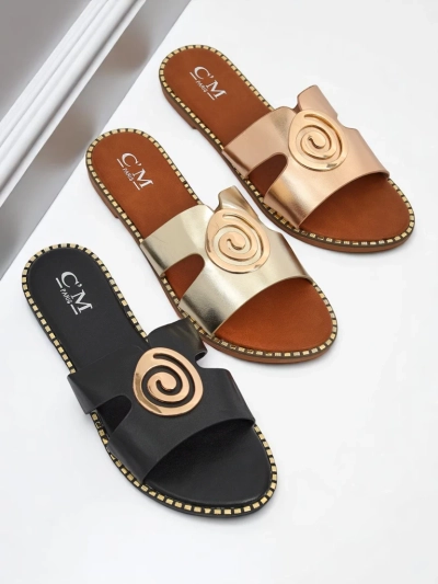 Royalfashion Női lapos talpú papucs Glam Bliss
