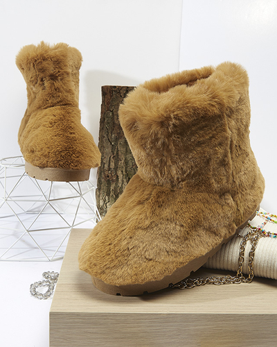 Női hócsizma camel színben Ottola- Footwear