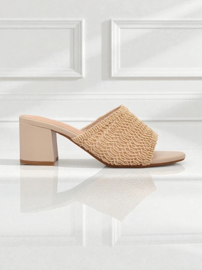 Royalfashion Női papucs vastag sarokkal Sole Bloom