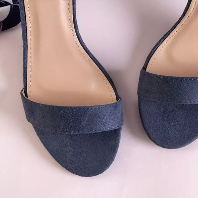 OUTLET Navy blue női szandál az Anniet poszton - Cipő