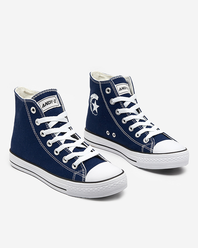 Női sötétkék Garet tornacipő - Lábbeli