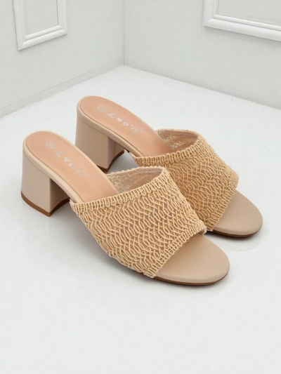 Royalfashion Női papucs vastag sarokkal Sole Bloom