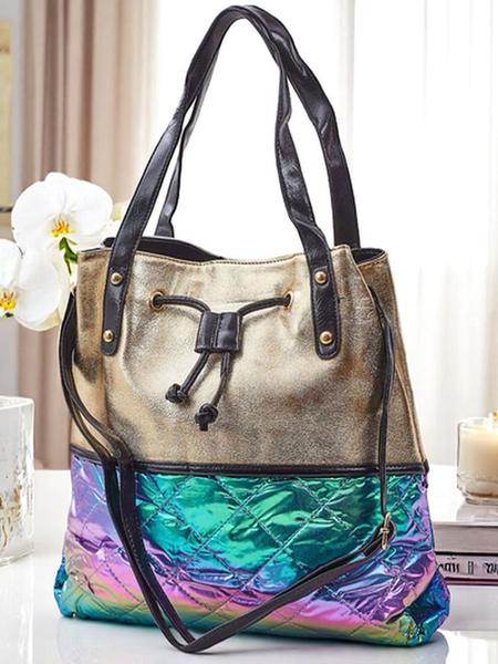 Royalfashion Nagyméretű női kézitáska Golden Luxe Shopper