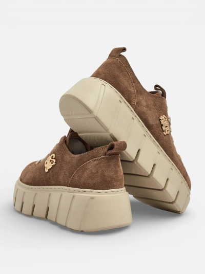 Renos sportos női sneakerek természetes bőrből