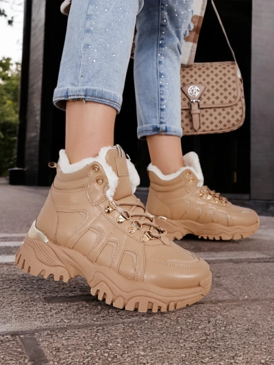 Royalfashion Női Sneakers Szőrös Bélés Megigna