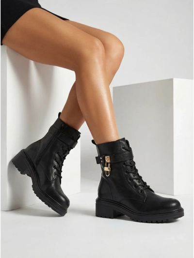 Taleves női öko bőr bokacsizma