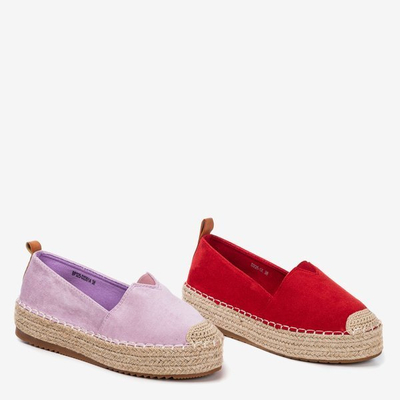 Umox platform piros espadrilles - lábbeli