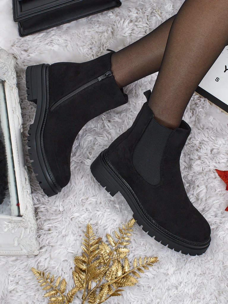 Női a'la chelsea csizma öko-velúrból, Zarelle