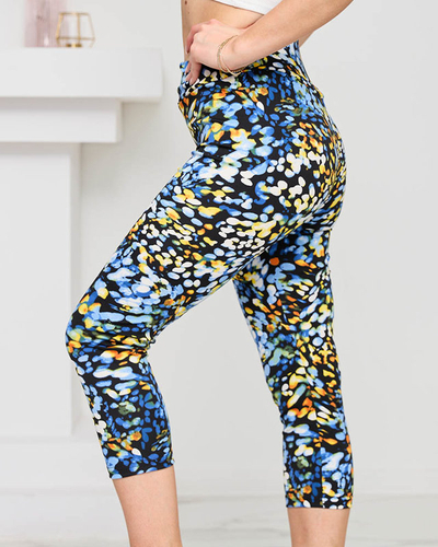 Mintás női 3/4-es leggings - Ruházat