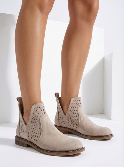 Royalfashion Női eko velúr Ovilla csizma