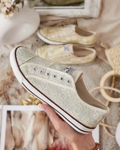 Royalfashion női Imilla brokát tornacipő